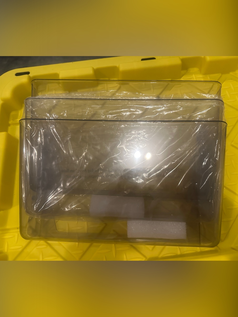 Mountable Wall Files - Smoked Black/Clear Plastic 3 qty.
